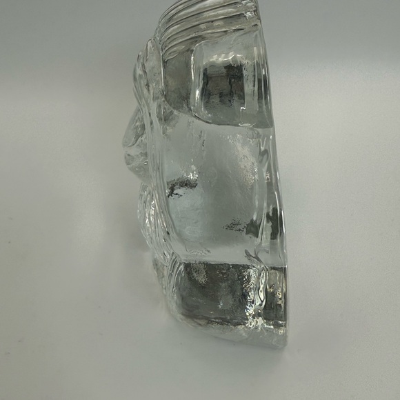 Vintage Viking glass monkey paperweight, see no evil. With Original Sticker - Picture 4 of 10